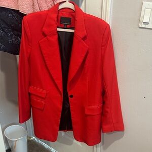 Banana Republic Vibrant Red Women's Blazer